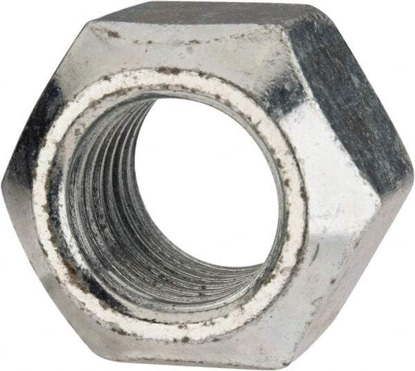 Value Collection - M24x3.00 Metric Coarse Grade 8 Hex Lock Nut with Distorted Thread - 24mm High, Zinc-Plated Finish - Benchmark Tooling