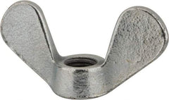 Value Collection - M12x1.75, Zinc Plated, Iron Standard Wing Nut - 5.6mm Wing Span, 31mm Wing Span - Benchmark Tooling