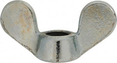 Value Collection - M24x3.00, Zinc Plated, Iron Standard Wing Nut - 8.6mm Wing Span, 53.5mm Wing Span - Benchmark Tooling