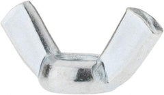 Value Collection - M10x1.50, Zinc Plated, Iron Standard Wing Nut - 4.6mm Wing Span, 23mm Wing Span - Benchmark Tooling