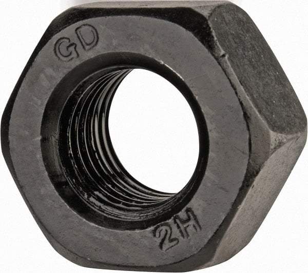 Value Collection - M16x2.00 Steel Right Hand Heavy Hex Nut - 29.56mm Across Flats, 17mm High, Uncoated - Benchmark Tooling