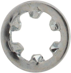 Value Collection - M2.5 Screw, 2.8mm ID, Spring Steel Internal Tooth Lock Washer - 5.5mm OD, Zinc-Plated, Grade 2 - Benchmark Tooling