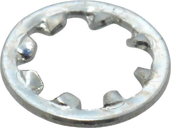 Value Collection - M6 Screw, 6.4mm ID, Spring Steel Internal Tooth Lock Washer - 11mm OD, Zinc-Plated, Grade 2 - Benchmark Tooling