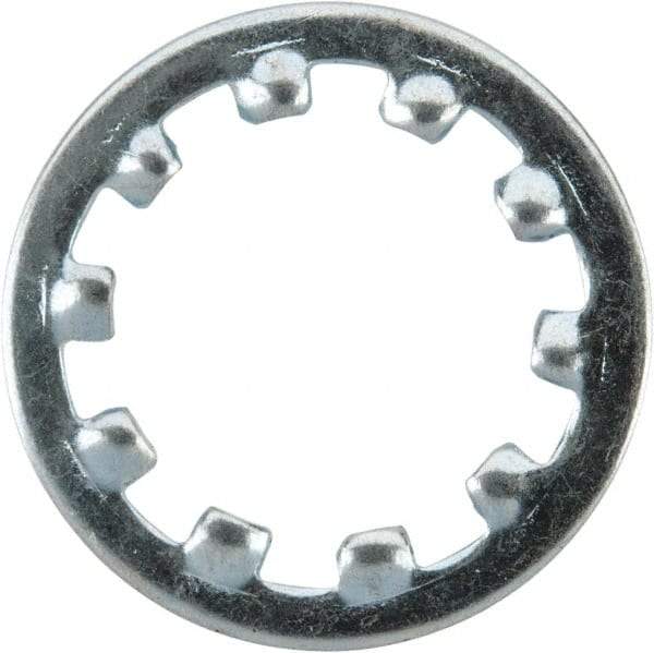 Value Collection - M12 Screw, 13mm ID, Spring Steel Internal Tooth Lock Washer - 20.5mm OD, Zinc-Plated, Grade 2 - Benchmark Tooling
