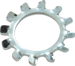 Value Collection - M10 Screw, 10.5mm ID, Spring Steel External Tooth Lock Washer - 18mm OD, Zinc-Plated, Grade 2 - Benchmark Tooling