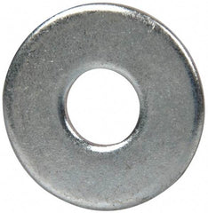 Value Collection - M6 Screw, Steel Fender Flat Washer - 6.4mm ID x 18mm OD, 1.6mm Thick, Zinc-Plated Finish - Benchmark Tooling