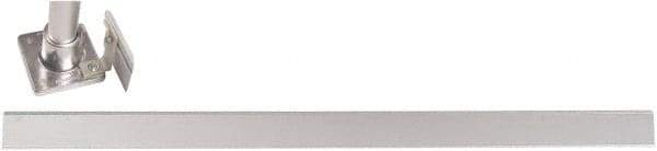 Hollaender - 8' Long x 4" High, Aluminum Toeboard - 4" Pipe, Includes Toeboard & Bag Hardware - Benchmark Tooling