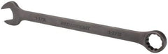 Paramount - 1-7/16" 12 Point Offset Combination Wrench - 15° Offset Angle, 19-1/2" OAL, Chrome Vanadium Steel, Black Finish - Benchmark Tooling