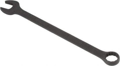 Paramount - 1-3/8" 12 Point Offset Combination Wrench - 15° Offset Angle, 18-1/2" OAL, Chrome Vanadium Steel, Black Finish - Benchmark Tooling