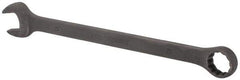 Paramount - 25mm 12 Point Offset Combination Wrench - 15° Offset Angle, 13-11/32" OAL, Chrome Vanadium Steel, Black Finish - Benchmark Tooling