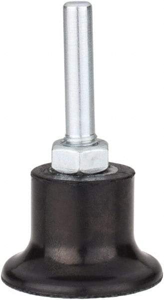 Tru-Maxx - 1-1/2" Diam Quick-Change Type P Disc Backing Pad - 1/4" Shank Diam, Hard Density, 30,000 RPM, Quick-Lok Compatible - Benchmark Tooling
