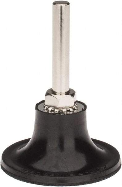 Tru-Maxx - 2" Diam Quick-Change Type R Disc Backing Pad - 1/4" Shank Diam, Soft Density, 30,000 RPM, Quick-Lok Compatible - Benchmark Tooling
