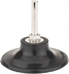 Tru-Maxx - 3" Diam Quick-Change Type S Disc Backing Pad - 1/4" Shank Diam, Soft Density, 20,000 RPM, Quick-Lok Compatible - Benchmark Tooling