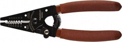 Paramount - 26 to 16 AWG Capacity Wire Stripper - 6" OAL, Plastic Dipped Handle - Benchmark Tooling