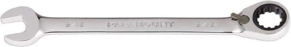 Paramount - 9/16" 12 Point Combination Wrench - 13° Head Angle, 7-1/2" OAL, Chrome Vanadium Steel, Polished Finish - Benchmark Tooling