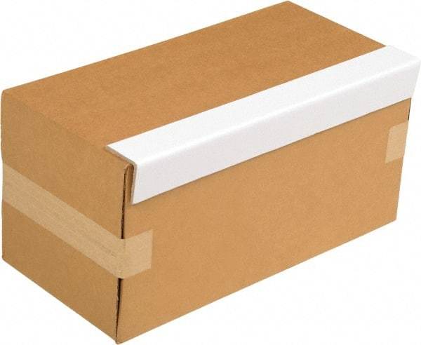 Vestil - 24" Long x 3" Wide x 3" High x 1/16" Thick Edge - White, Cardboard Box, 50 Piece - Benchmark Tooling