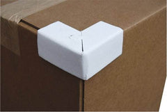 Vestil - 2" Long x 1-1/2" Wide x 1-1/2" High x 1/16" Thick Corner - White, Cardboard Box - Benchmark Tooling