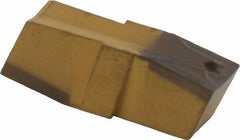 Iscar - 445015GIF Grade IC8250, 4.45mm Cutting Width Carbide Grooving Insert - 13mm Max Depth of Cut, Neutral, 0.15mm Corner Radius, TiCN/Al2O3/TiN Finish - Benchmark Tooling