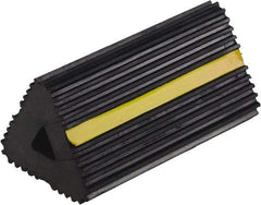 Vestil - 12" Wide x 5-3/4" High x 6-1/2" Deep, Rubber Wheel Chock - Benchmark Tooling