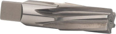 Alvord Polk - 1-1/4" Pipe, 1-1/4" Diam, 1.444" Small End Diam, 1-5/16" Straight Shank, 1-3/4" Flute, Taper Pipe Reamer - Benchmark Tooling