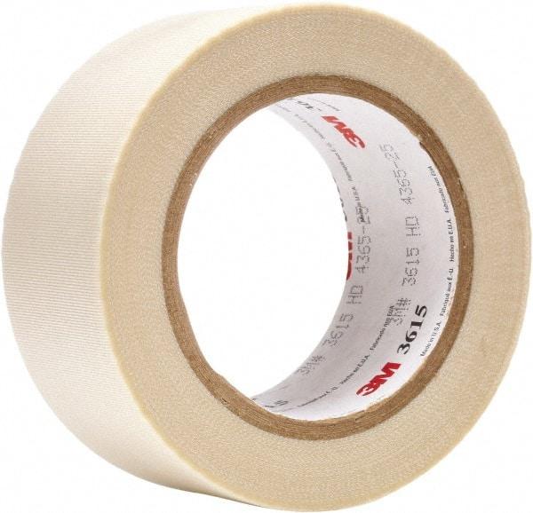 3M - 36 Yd Long x 2" Wide, White Silicone Glass Cloth Tape - Benchmark Tooling