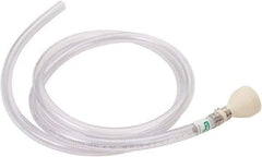 Unger - 6' Long Water Hose - 1" Diam, Plastic, Hot Water Compatible, All Season, Clear - Benchmark Tooling