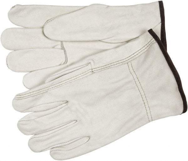 MCR Safety - Size XL General Protection Work Gloves - For Work & Driver, Uncoated, Tan, Paired - Benchmark Tooling