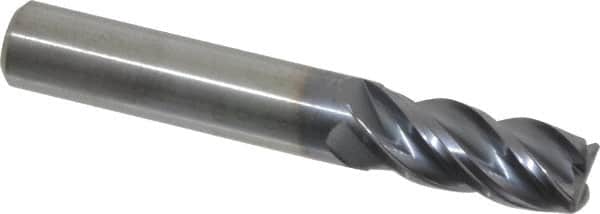 Kennametal - 3/8", 4 Flute, Solid Carbide, Corner Chamfer End Mill - 2-1/2" OAL, 7/8" LOC - Benchmark Tooling