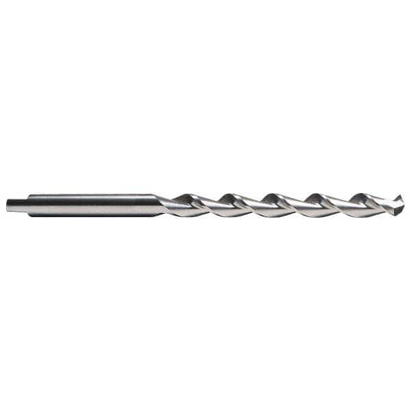 Cleveland - 27/64" 118° Parabolic Flute High Speed Steel Taper Length Drill Bit - Benchmark Tooling