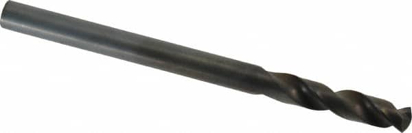 Cleveland - 11/32" 135° Cobalt Jobber Drill - Oxide Finish, Right Hand Cut, Spiral Flute, Straight Shank, 4-3/4" OAL, Split Point - Benchmark Tooling
