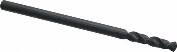 Cleveland - 7/32" 135° Cobalt Jobber Drill - Oxide Finish, Right Hand Cut, Spiral Flute, Straight Shank, 3-3/4" OAL, Split Point - Benchmark Tooling