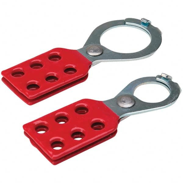 Lockout Hasps; Hasp Type: Scissor-Action; Jaw Type: Single Jaw; Maximum Number of Padlocks: 6; Largest Inside Jaw Diameter (Decimal Inch): 0.9840 in; Smallest Inside Jaw Diameter (Decimal Inch): 0.9840; Inside Jaw Diameter: 0.9840 in; Overall Length: 0.22