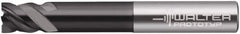 Walter-Prototyp - 8mm, 8mm LOC, 8mm Shank Diam, 2" OAL, 4 Flute, Solid Carbide Square End Mill - Single End, TiAlN Finish, Helical Flute, Centercutting, Right Hand Cut, Right Hand Flute - Benchmark Tooling