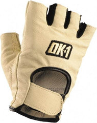 OccuNomix - Size XL General Protection Work Gloves - For General Purpose, Uncoated, Adjustable Closure Cuff, Tan, Paired - Benchmark Tooling