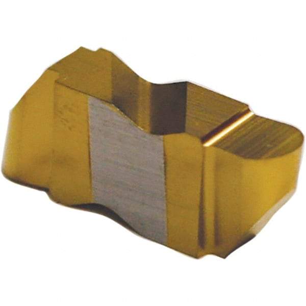 Tool-Flo - 3094FLRP Grade C3, 4.8mm Cutting Width Carbide Grooving Insert - 4.57mm Max Depth of Cut, Left Hand, 2.39mm Corner Radius, Uncoated - Benchmark Tooling