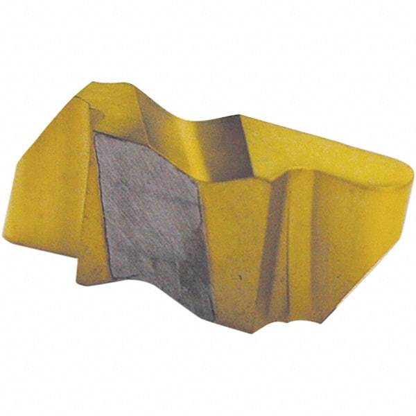 Tool-Flo - 3047FLR Grade C3, 2.39mm Cutting Width Carbide Grooving Insert - 4.57mm Max Depth of Cut, Right Hand, 1.19mm Corner Radius, Uncoated - Benchmark Tooling