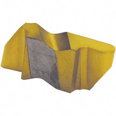Tool-Flo - 3047FLR Grade C3, 2.39mm Cutting Width Carbide Grooving Insert - 4.57mm Max Depth of Cut, Right Hand, 1.19mm Corner Radius, Uncoated - Benchmark Tooling