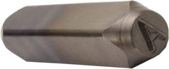 C.H. Hanson - 1/8" Character Size, A Character, Heavy Duty Individual Steel Stamp - Benchmark Tooling