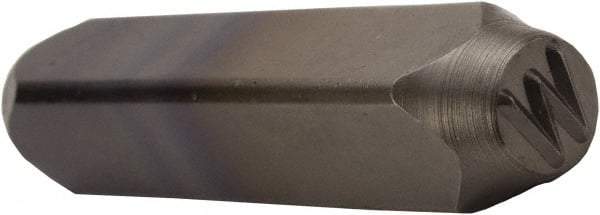 C.H. Hanson - 5/32" Character Size, W Character, Heavy Duty Individual Steel Stamp - Benchmark Tooling