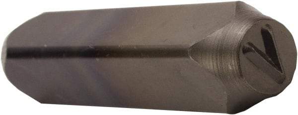 C.H. Hanson - Letter V Machine Made Individual Steel Stamp - 1/8" Character - Benchmark Tooling