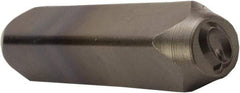 C.H. Hanson - 5/32" Character Size, Q Character, Heavy Duty Individual Steel Stamp - Benchmark Tooling