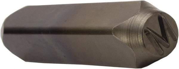 C.H. Hanson - 5/8" Character Size, M Character, Heavy Duty Individual Steel Stamp - Benchmark Tooling