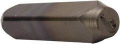 C.H. Hanson - 5/32" Character Size, J Character, Heavy Duty Individual Steel Stamp - Benchmark Tooling