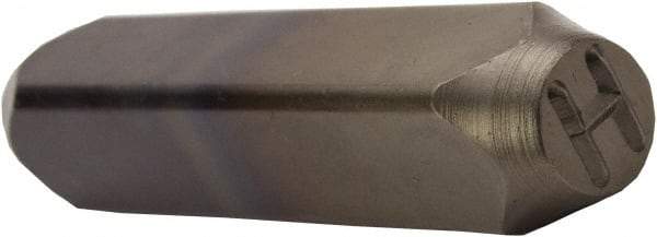 C.H. Hanson - 5/32" Character Size, H Character, Heavy Duty Individual Steel Stamp - Benchmark Tooling