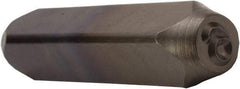 C.H. Hanson - 5/32" Character Size, 6 Character, Heavy Duty Individual Steel Stamp - Benchmark Tooling