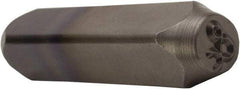 C.H. Hanson - 5/32" Character Size, @ Character, Heavy Duty Individual Steel Stamp - Benchmark Tooling