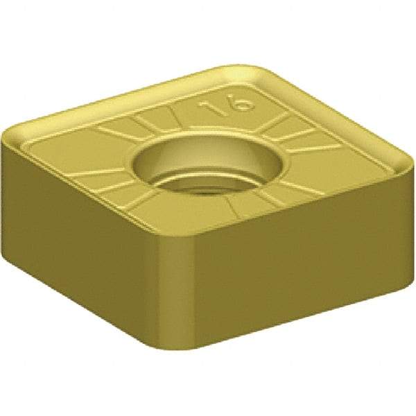 Kennametal - SNPJ444 GD Grade KCPM40 Carbide Milling Insert - TiAlN/AlCrN Finish, 0.178" Thick, 1/2" Inscribed Circle, 1/16" Corner Radius - Benchmark Tooling