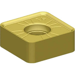 Kennametal - SNPJ444 GD Grade KCPM40 Carbide Milling Insert - TiAlN/AlCrN Finish, 0.178" Thick, 1/2" Inscribed Circle, 1/16" Corner Radius - Benchmark Tooling
