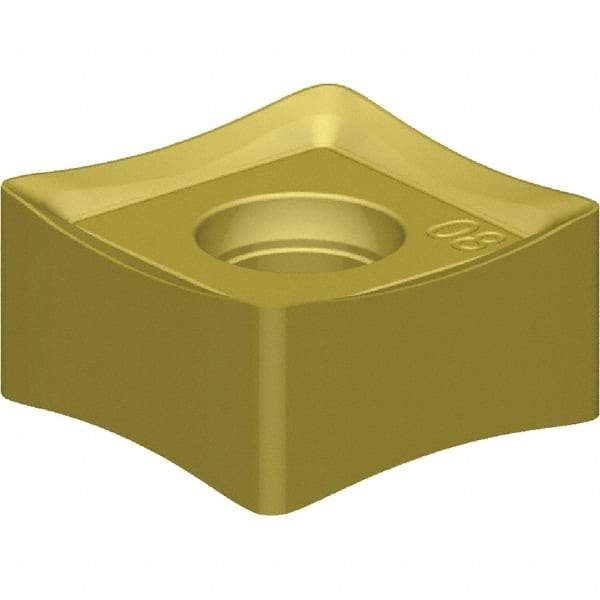 Kennametal - SNHJ31252 LD Grade KC520M Carbide Milling Insert - TiAlN Finish, 0.157" Thick, 10mm Inscribed Circle, 1/32" Corner Radius - Benchmark Tooling