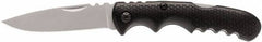 Coast Cutlery - 3" Blade, 7-1/8" OAL, Drop Point Folding Knife - 4-1/8" Closed Length, Nylon - Benchmark Tooling